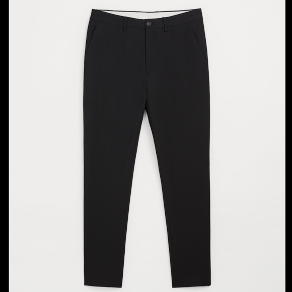 Zara | Pants | Zara Comfort Fit Stretch Chino Pants Black Last One |  Poshmark